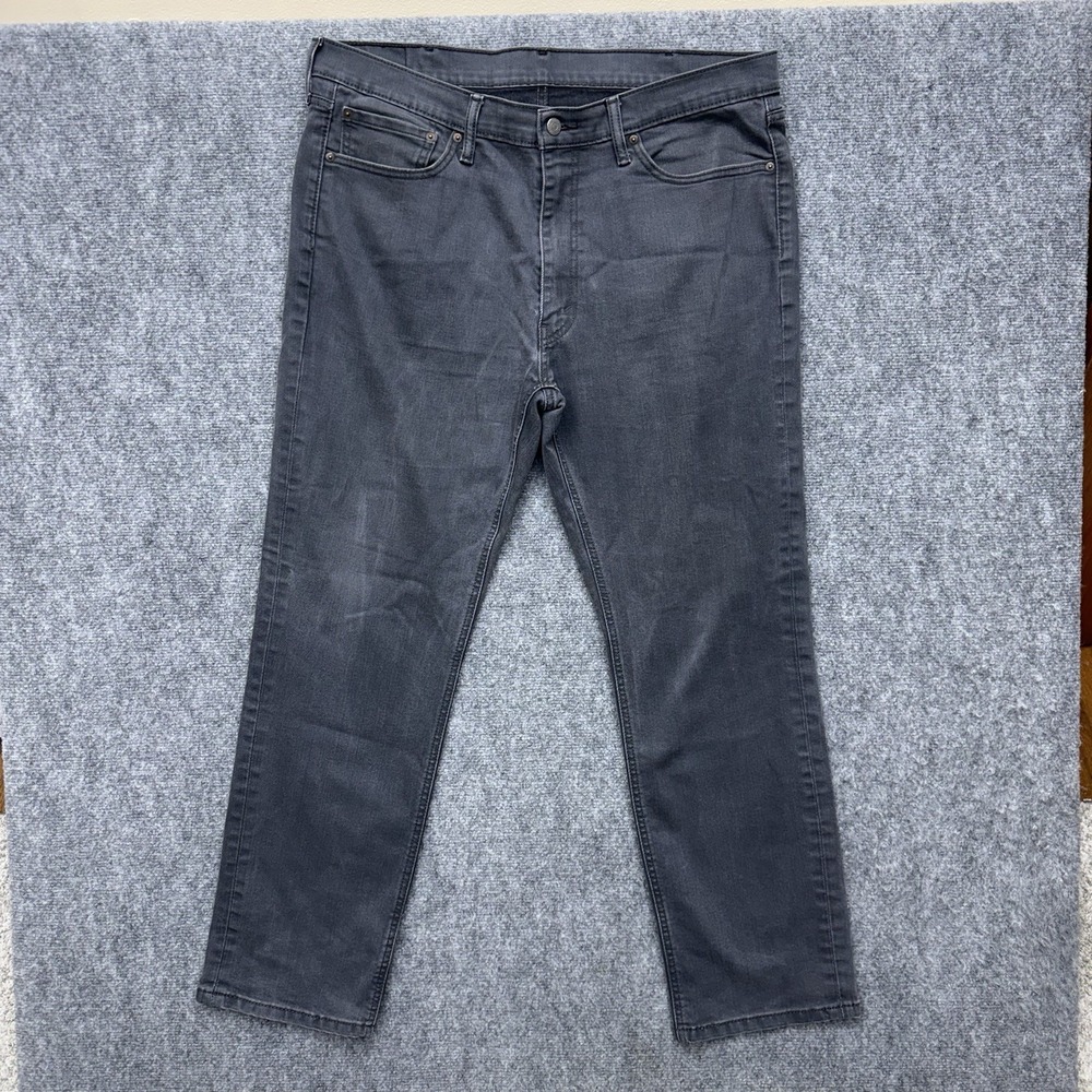Levis 541 athletic straight fit gray jeans men's size 38 38x32 (actual 38x31)